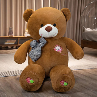 Big Brown Cuddly Bear Plush Toy 50cm Stuffed Animals - Plushie Depot