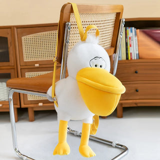 Pellie The Pelican Plush Bag