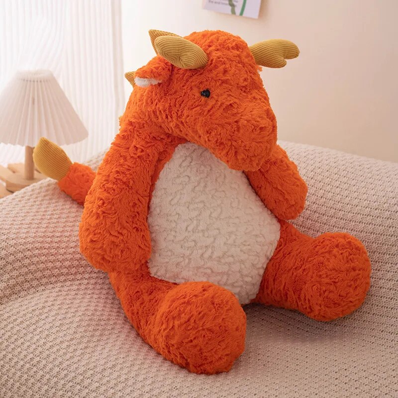 Dragon Cuddle Super Soft Plush Red Stuffed Animals - Plushie Depot