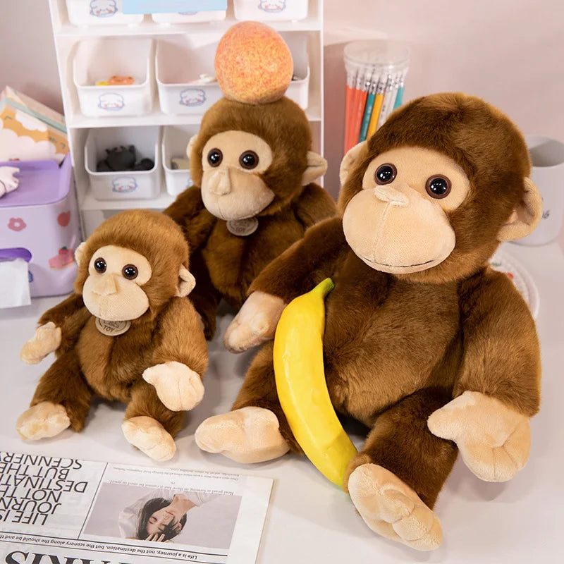 Cute Little Monkey Plushies Stuffed Animals - Plushie Depot