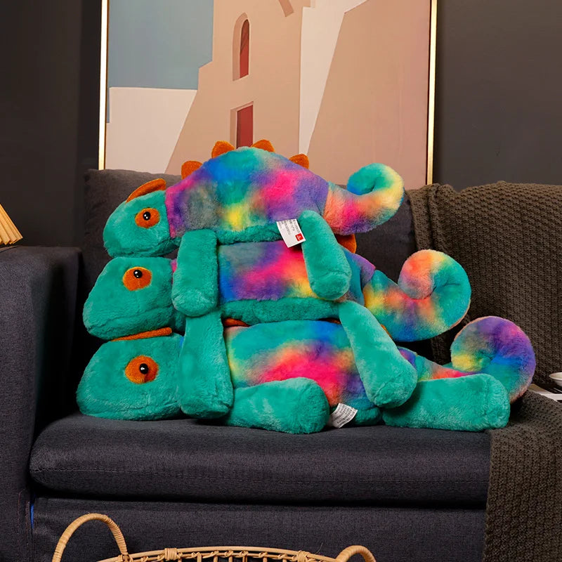 Colorful Chameleon Plushies Stuffed Animals - Plushie Depot