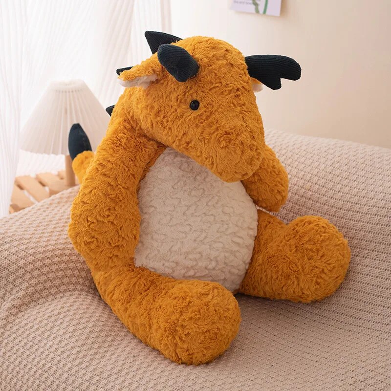 Dragon Cuddle Super Soft Plush Orange Stuffed Animals - Plushie Depot