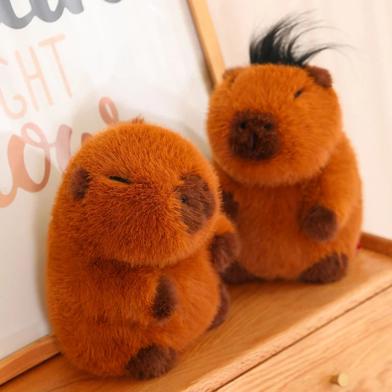Fluffy Capybara Plushie Stuffed Animals - Plushie Depot