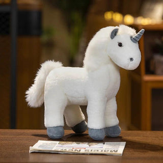 Lord Uni the Unicorn Plushie Gray 35 Plushie Depot