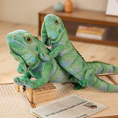 Realistic Iguana Plushie Stuffed Animals - Plushie Depot