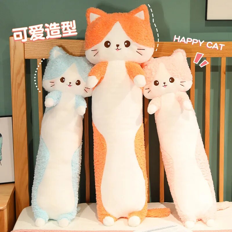 Catnip the Long Cat Plush Pillow Stuffed Animals - Plushie Depot