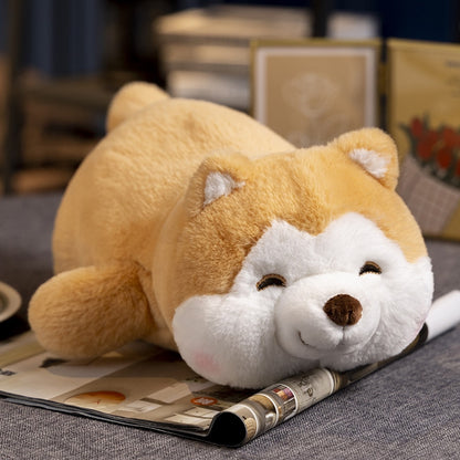 Kawaii Fluffy Husky Plushies Orange Stuffed Animals Plushie Depot