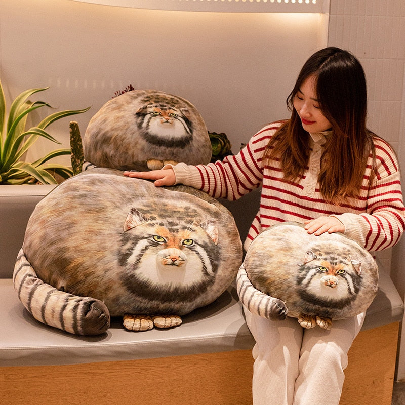Fat Cat Printed Pillow Pillows Plushie Depot