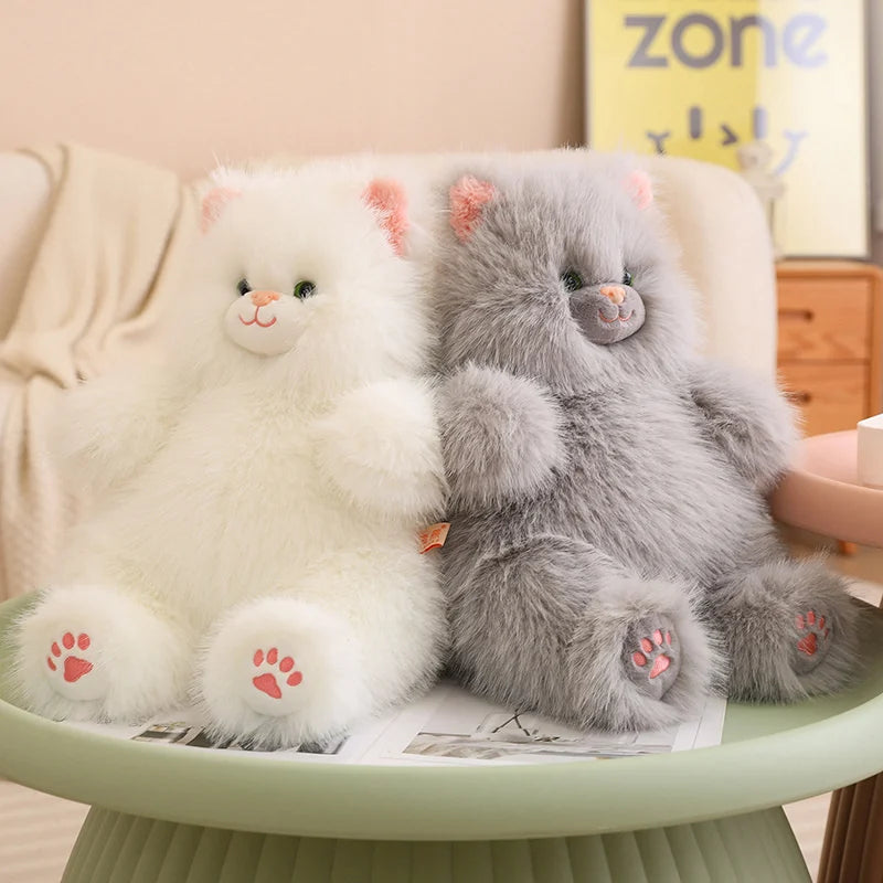 Mr. Fluffy The Kitty Cat Plushie Stuffed Animals - Plushie Depot