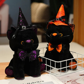 Halloween Witchy Kitty Cat Plushie Plushie Depot