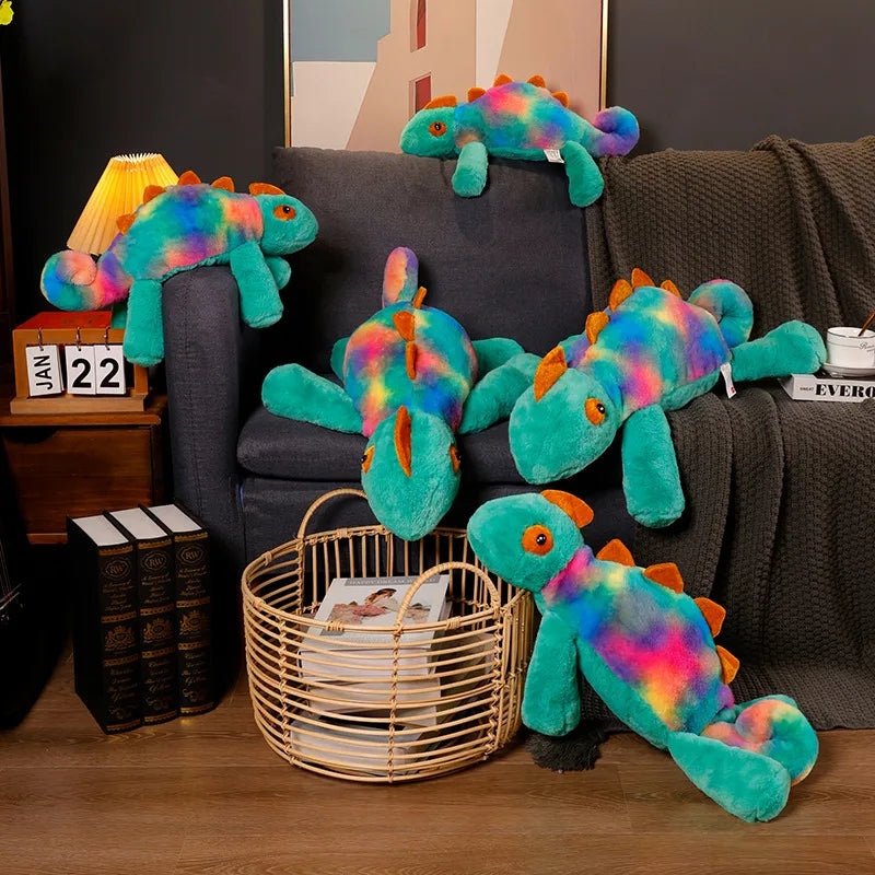 Colorful Chameleon Plushies Stuffed Animals - Plushie Depot