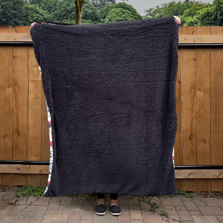 Spooky Christmas Plush Blanket - Skully Claus