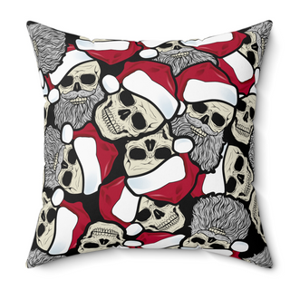 Skully Claus 18" Throw Pillow