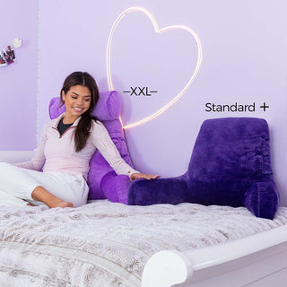 Standard+ Husband Pillow Adult Bed Back Rest Pillow w/ Arms