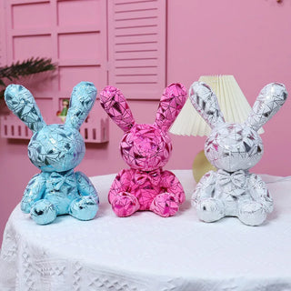 Abstract Geometrical Shiny Bunny & Teddy Plushie - Plushie Depot