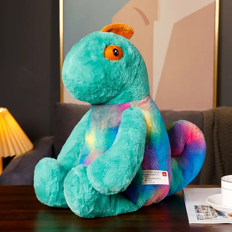 Colorful Chameleon Plushies Sky Blue Stuffed Animals - Plushie Depot