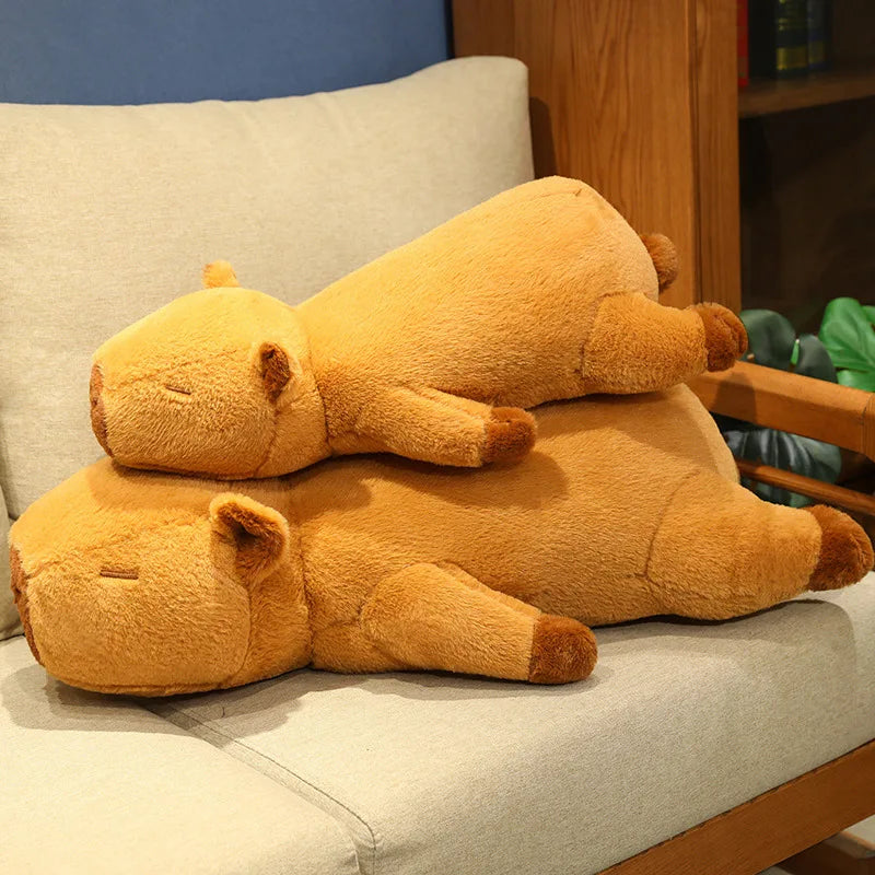Sleepy Capybara Plush Toy Stuffed Animals - Plushie Depot