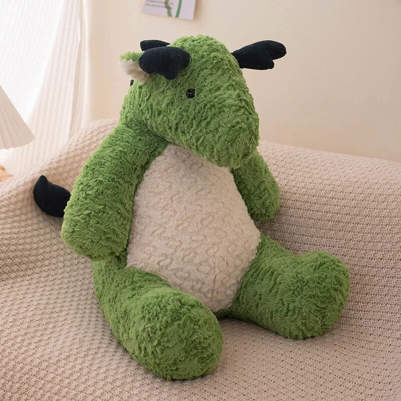 Dragon Cuddle Super Soft Plush Green Stuffed Animals - Plushie Depot