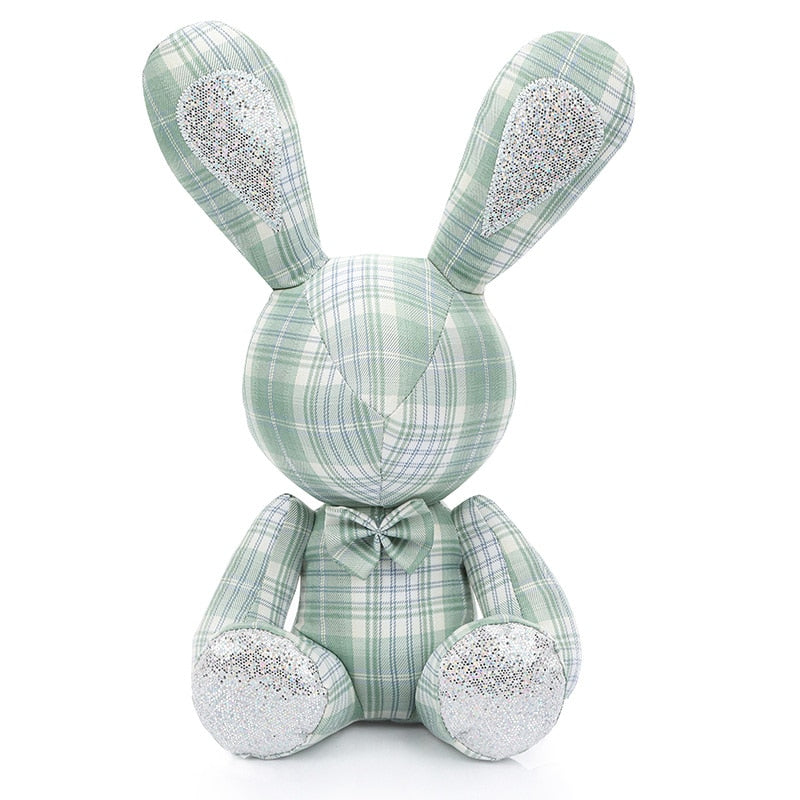 Super Plaid Bunny Rabbit A Stuffed Animals - Plushie Depot