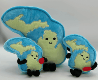 Michigan Stuffed States Keychain | Plushie Depot