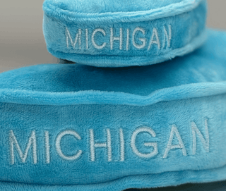 Michigan Stuffed States Keychain | Plushie Depot