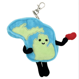 Michigan Stuffed States Keychain | Plushie Depot