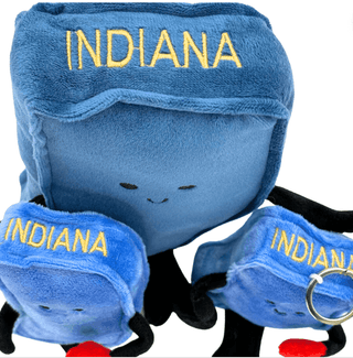 Indiana Stuffed States Keychain | Plushie Depot