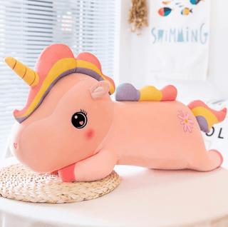 Kawaii Plush Rainbow Unicorn Toy, Giant Stuffed Unicorn Plush for Kids | Plushie Depot