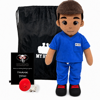 Doctor Doll & Nurse Doll | Recordable Medical Doll Male Tan Skin Brown