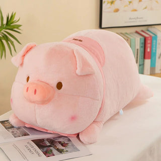 Kawaii Pig Toast Plush scarf pig Plushie Depot