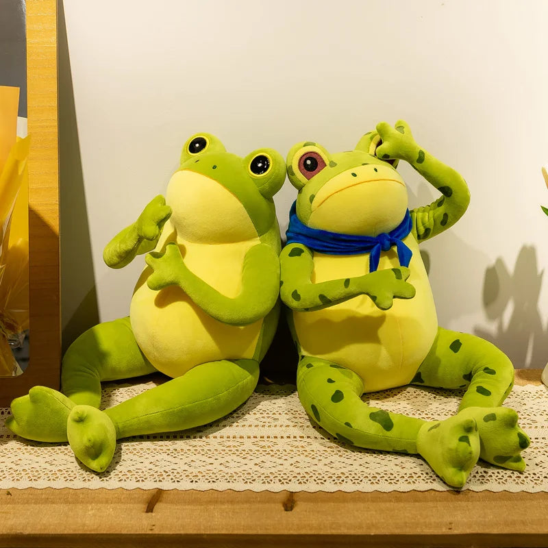 Funny Frog Buddies Stuffed Animals - Plushie Depot
