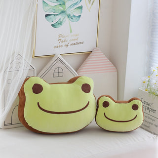 Happy Frog Pillow Plushie Depot