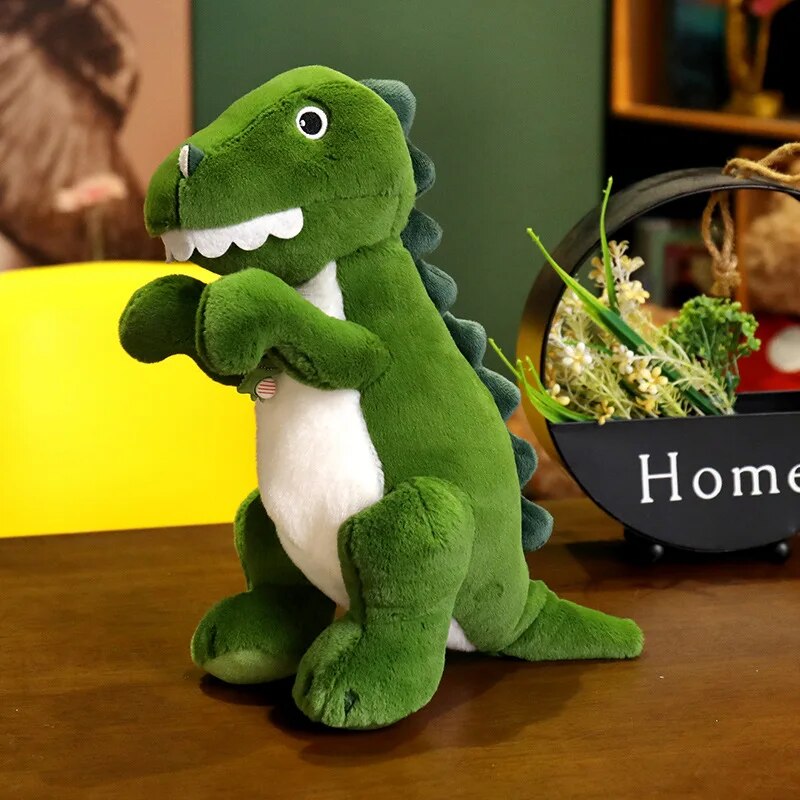 Chompers the T-rex Green Stuffed Animals - Plushie Depot