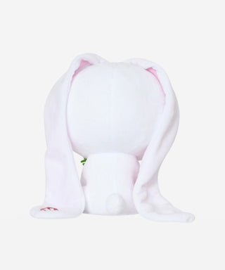 All Purpose Bunny Sitting 8" Carrot-Eating Plushie | Plushie Depot