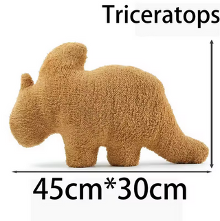 Triceratops Dinosaur Chicken Nugget Plush