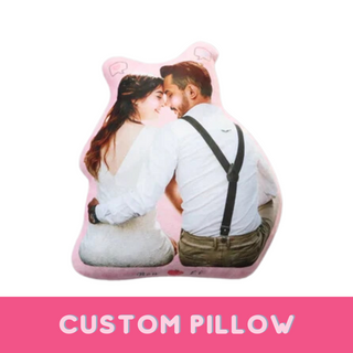 Custom Personalized Pillow (Send us a Photo of your Favorite Human) Plushie Depot