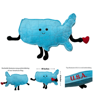 Stuffed States USA Plushie Mascot | Plushie Depot