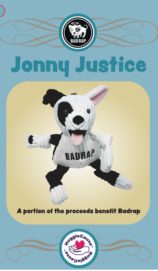 HuggleCause™, BadRap, Jonny Justice Knottie® Plush Dog Toy, Large