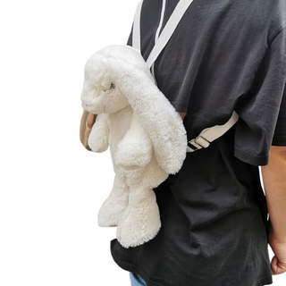 Kawaii White Bunny Rabbit Plush Backpack Plushie Depot