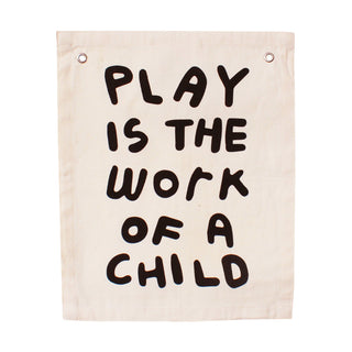 play is the work of a child banner Plushie Depot