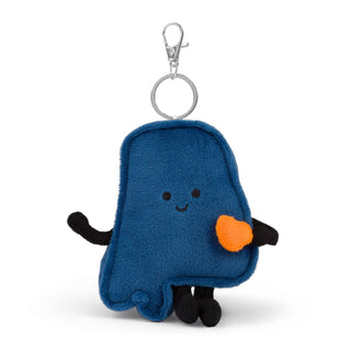 Alabama Bag Charm – Crimson or Navy | Sweet Home & Full of Heart | Stuffed States USA Navy Orange