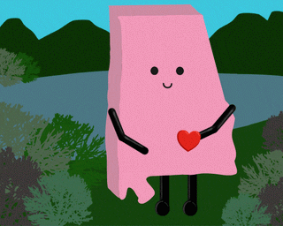 Alabama Stuffed State – Plush Toy for Collectors & Gifts | Stuffed States USA