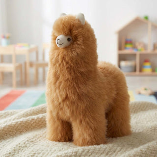 Alpaca Stuffed Animal - Alpaca Medium 12" Caramel