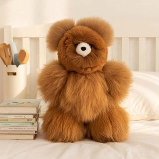 Alpaca Stuffed Animal - Bear - Large 21" Caramel
