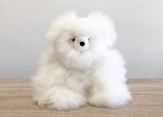 Alpaca Stuffed Animal - Bear - Small 10" Plushie Depot