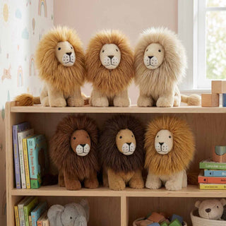 Alpaca Stuffed Animal - Lion - Small 9" Let us pick your color!