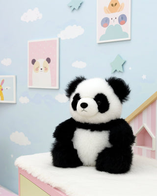 Alpaca Stuffed Animal - Panda - 9"
