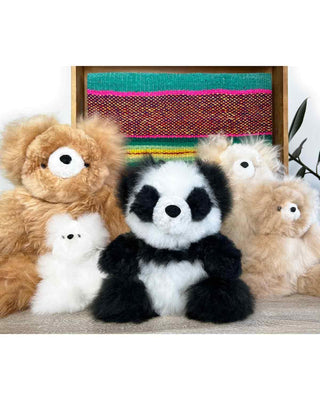 Alpaca Stuffed Animal - Panda - 9" Plushie Depot