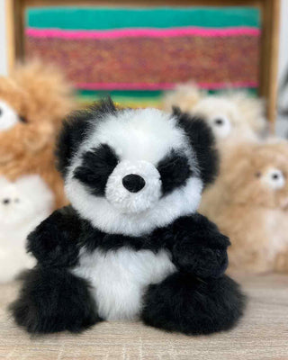 Alpaca Stuffed Animal - Panda - 9"