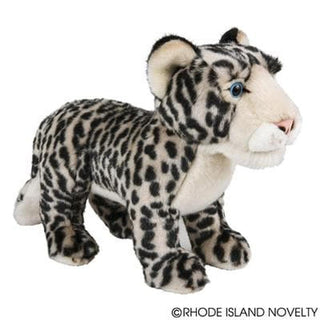 12" Heirloom Standing Snow Leopard Plush - Plushie Depot